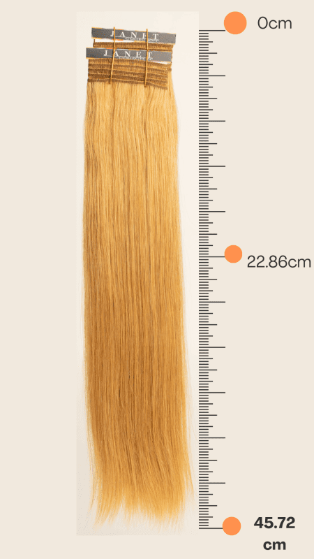 Extensión de Cabello Natural 18" Tonos Rubios - JANET - Imagen 2