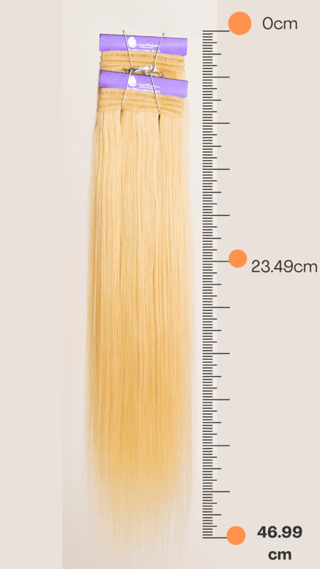 Extensión de Cabello Natural 19.5″ Tonos Rubios - LA KREMM - Imagen 2