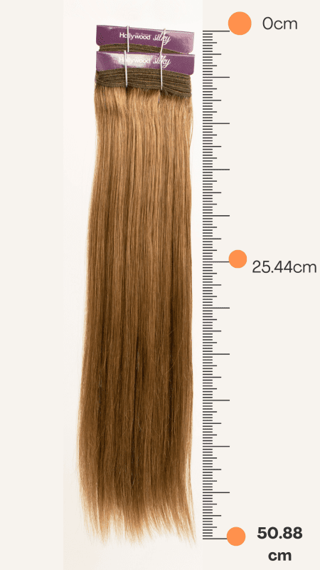 Extensión de Cabello Natural 18" Tonos Cenizos - HOLLYWOOD - Imagen 2