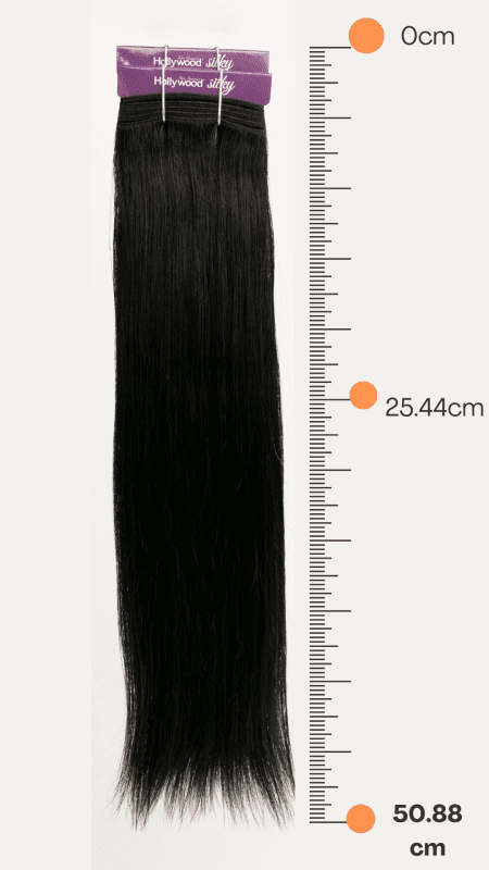 Extensión de Cabello Natural 18" Tonos Castaños - HOLLYWOOD - Imagen 2