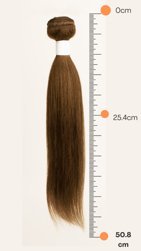 Extensión de Cabello Natural 22" Tonos Cenizos - LEMY - Imagen 2