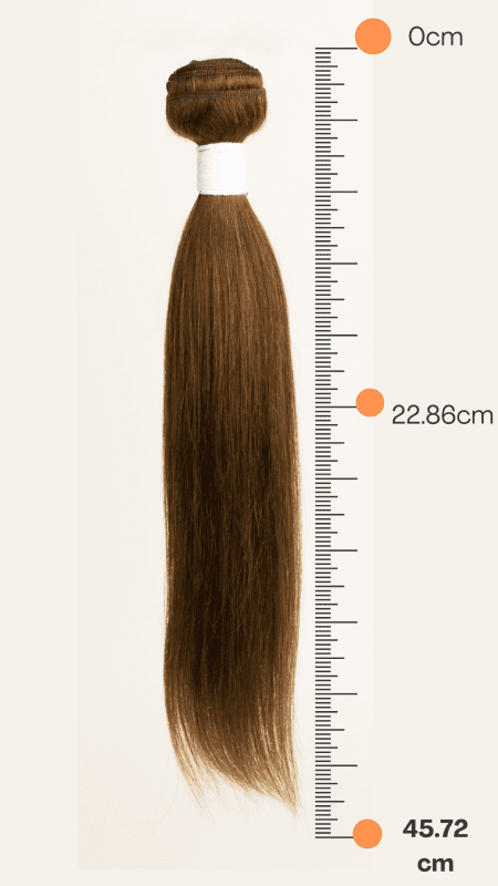 Extensión de Cabello Natural 18" Tonos Cenizos - LEMY - Imagen 2