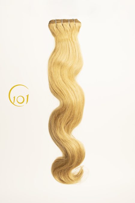 Extensión de Cabello Natural 18" Ondulada Tonos Rubios - 101 - Imagen 1