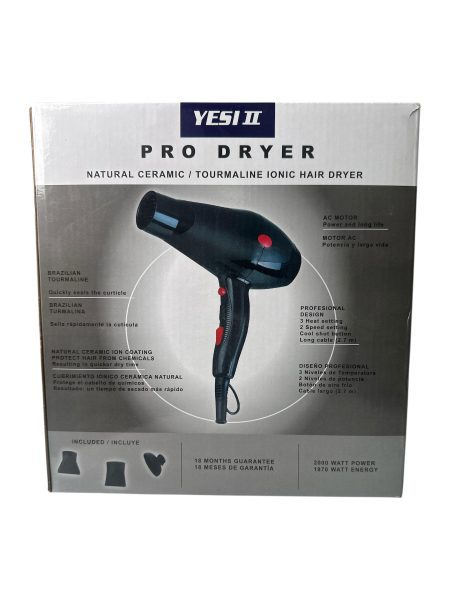Secadora Pro Dryer Negra - YESI - Imagen 2