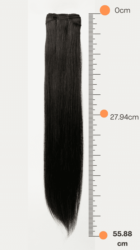 Extension de Cabello Natural 22" Tonos Bases - LUMA - Imagen 2