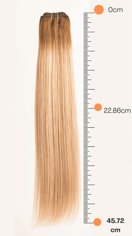 Extensión de Cabello Natural 18" Tonos Rubios - LUMA - Imagen 2