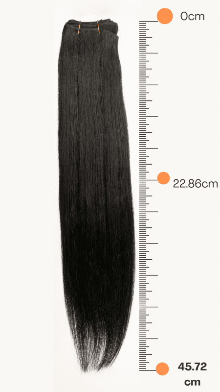Extensión de Cabello Natural 18" Tonos Bases - PH5 - Imagen 2