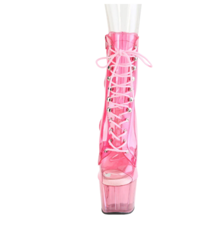 Botín Pleaser Adore Rosa con Efecto Transparente - Imagen 2