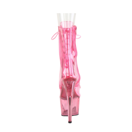 Botín Pleaser Adore Rosa con Efecto Transparente - Imagen 3