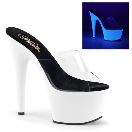 Zapatilla Pleaser Adore Blanca Neon - Imagen 1