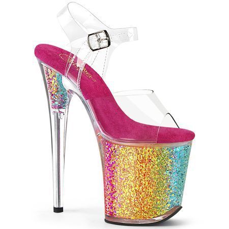 Zapatilla Pleaser Flamingo Arcoiris Radiante - Imagen 1