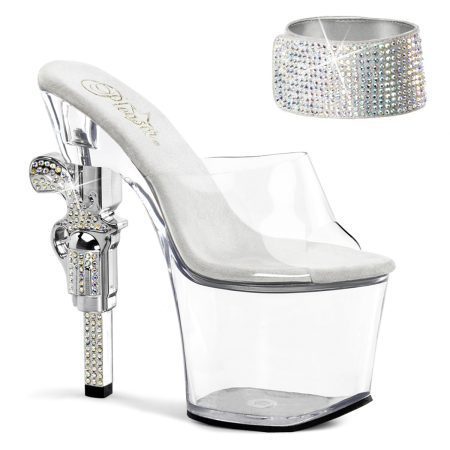Zapatilla Pleaser Revolver Cristal - Imagen 1