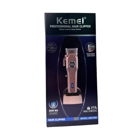 Máquina Recortadora KM-9350 Profesional Oro Rosa - KEMEI - Imagen 3