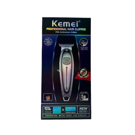 Maquina Inalámbrica KM-1949 Plata - KEMEI - Imagen 3