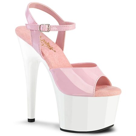 Zapatilla Pleaser Adore Rosa / Blanco - Imagen 1