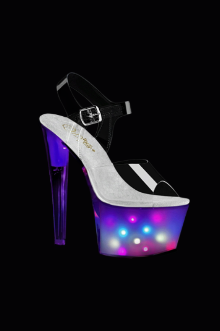 Zapatilla Pleaser Discolite con Luces