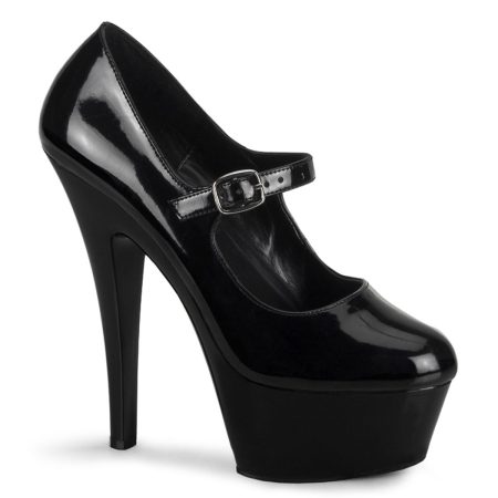 Zapatilla Pleaser Kiss Colegiala Negra