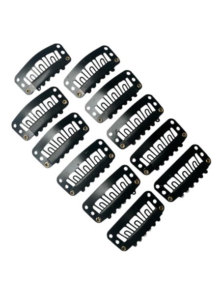 Broche para Extension Negro Grande - Imagen 1