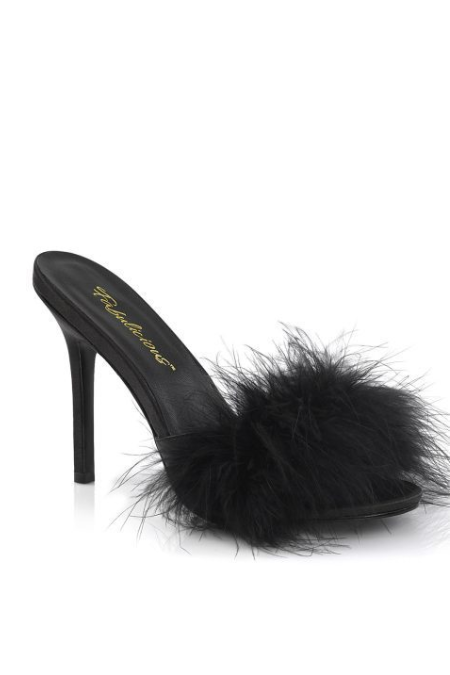 Zapatilla Pleaser Classique Negro sin Plataforma