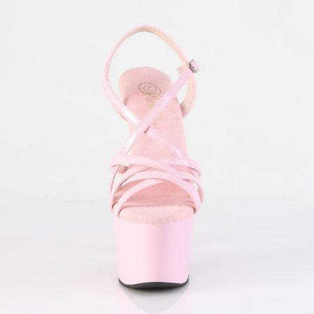 Zapatilla Pleaser Adore Tiras Rosas - Imagen 3