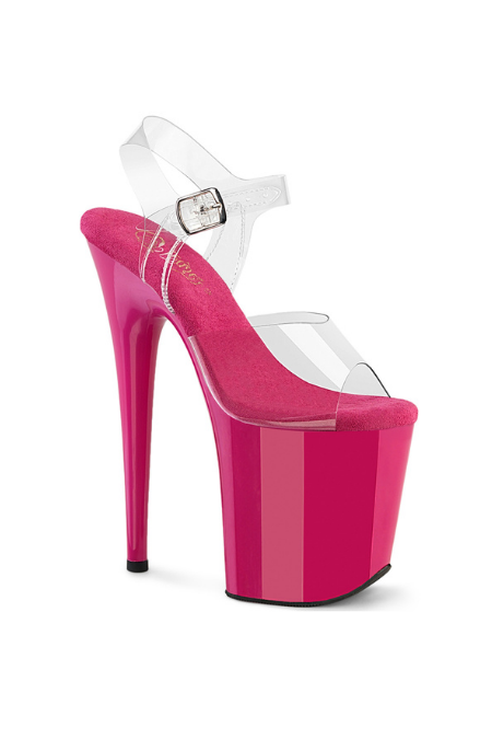 Zapatilla Pleaser Flamingo Rosa con Mica