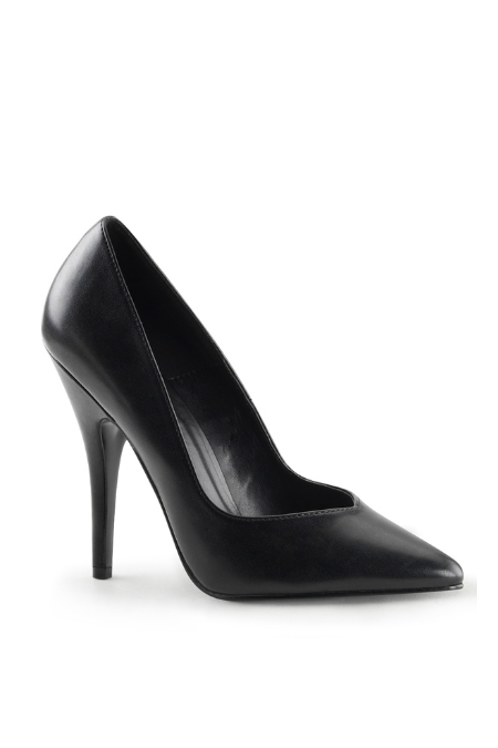 Zapatilla Pleaser Seduce Negro Mate