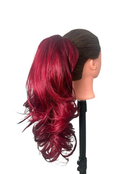 Chongo de Cabello Doble Vista 1155 - Tonos Rojizos