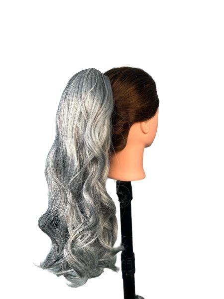 Coleta de Cabello Sintético - 1126 Tonos Canosos - Imagen 1
