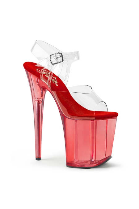 Zapatilla Pleaser Flamingo Gelly Roja