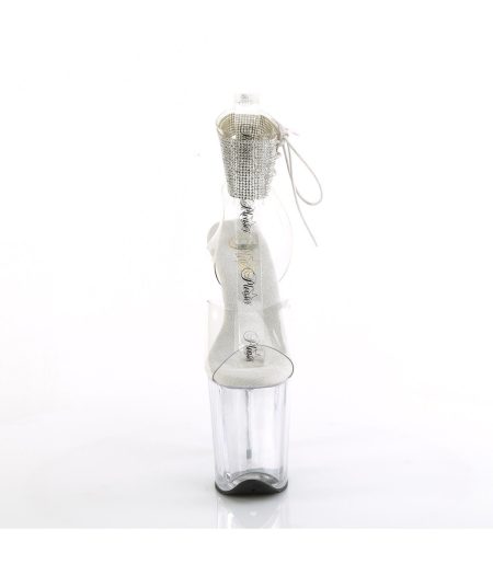 Zapatilla Pleaser Flamingo Transparente Cristal - Imagen 4