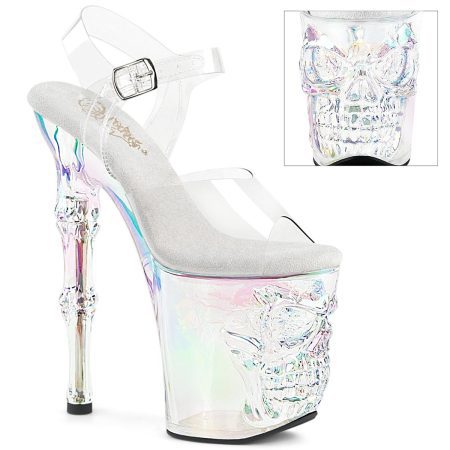 Zapatilla Pleaser Rapture Calavera Tornasol - Imagen 1