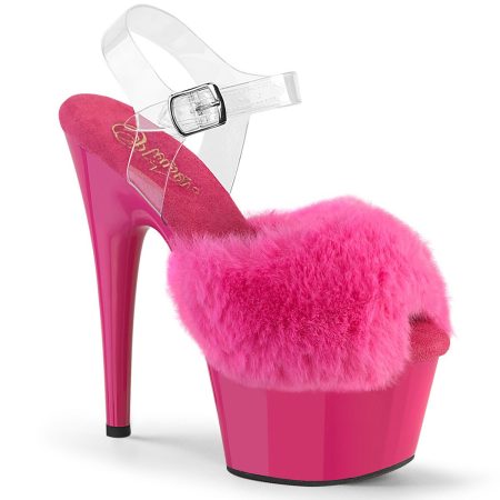 Zapatilla Pleaser Adore Fuxia Peluche - Imagen 1