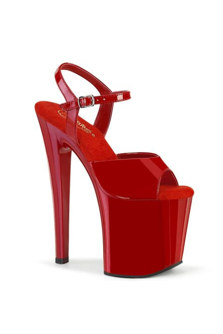 Zapatilla Pleaser Enchant Rojo