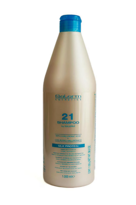 Shampoo Silk Protein  1000 ml - SALERM 21