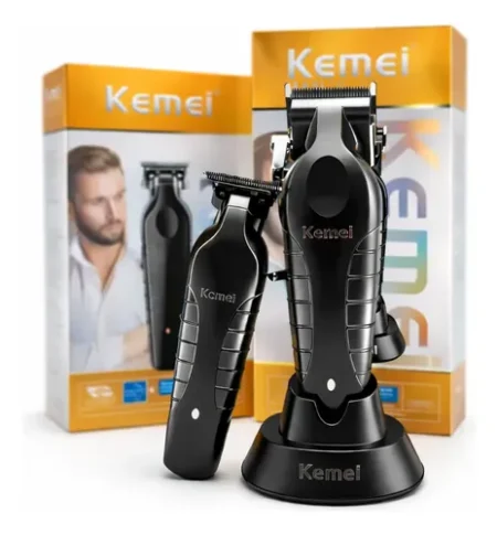 Combo Inalámbrico KM-2296 y KM-2299 Negro - KEMEI - Imagen 1