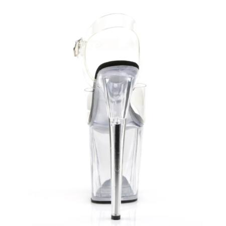 Zapatilla Pleaser Flamingo Cristal con Correas - Imagen 4