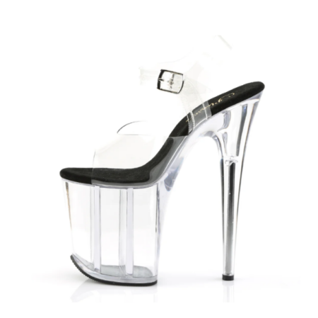 Zapatilla Pleaser Flamingo Cristal con Correas - Imagen 2