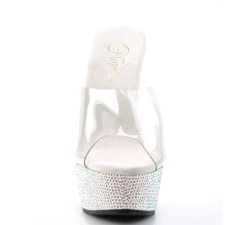 Zapatilla Pleaser Bejeweled con cristales - Imagen 3