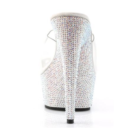 Zapatilla Pleaser Bejeweled con cristales - Imagen 2