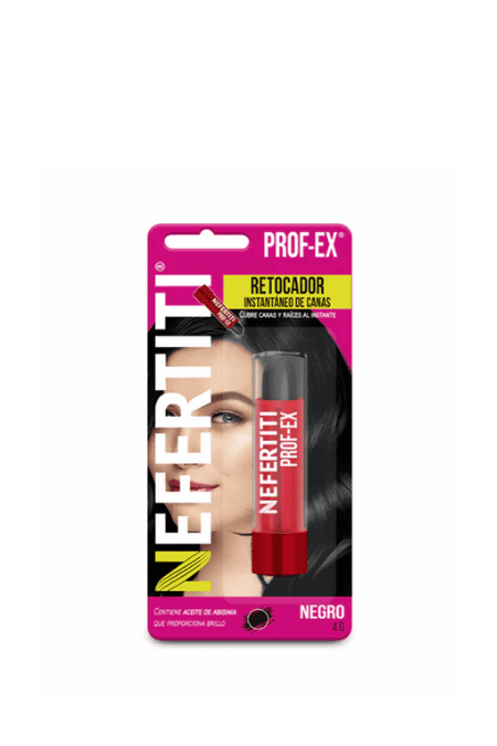 Retocador de Raíz Negro en Labial 4g - NEFERTITI