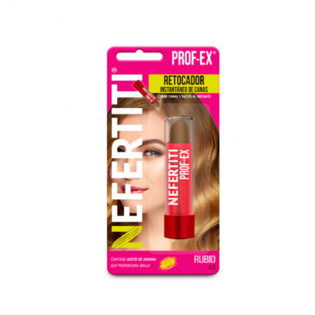 Retocador de Raíz Rubio en Labial 4g - NEFERTITI