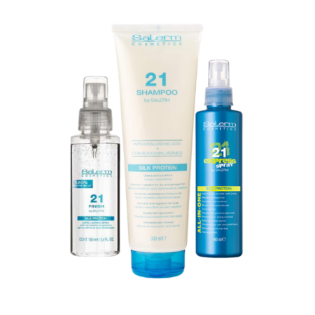 PACK 3 pz Finish, Shampoo ,Spray - SALERM - Imagen 1