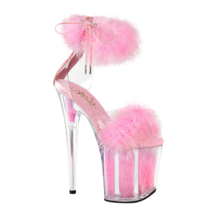 Zapatilla Pleaser Flamingo Plumas Rosa