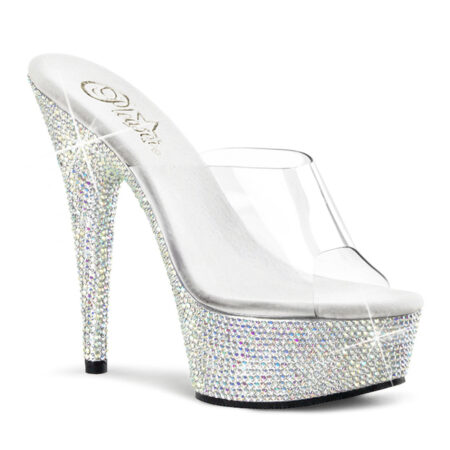Zapatilla Pleaser Bejeweled con cristales