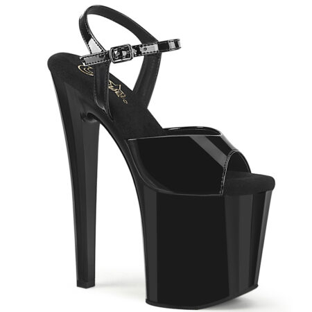 Zapatilla Pleaser Enchant Negra Charol