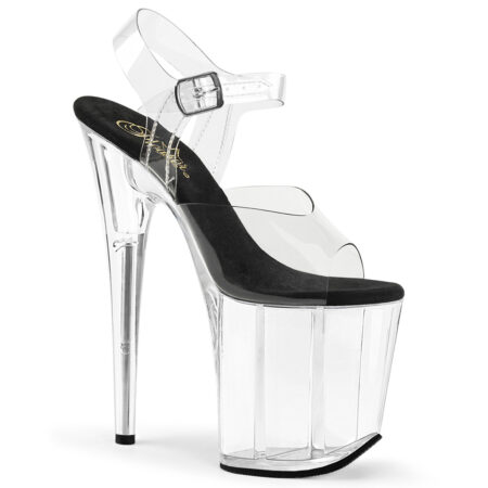 Zapatilla Pleaser Flamingo Cristal con Correas - Imagen 1