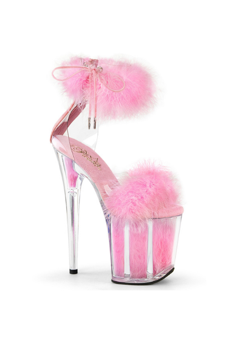 Zapatilla Pleaser Flamingo Plumas Rosa