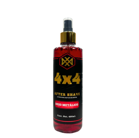 After Shave Rojo Metalico  400ml - 4X4
