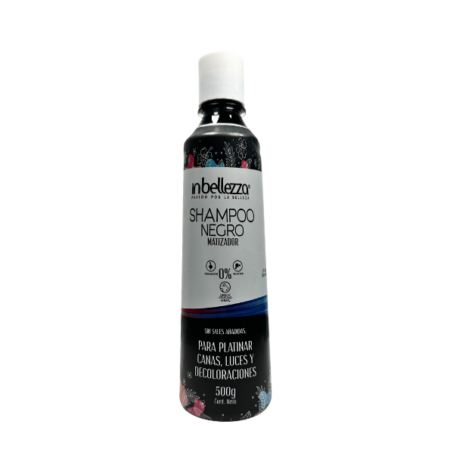 Shampoo Matizador Negro 300ml - IN BELLEZZA - Imagen 1