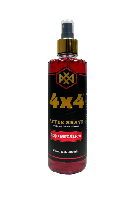 After Shave Rojo Metalico  400ml - 4X4